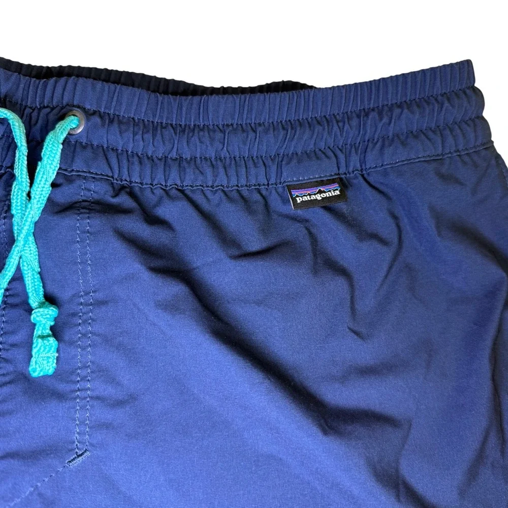 Patagonia Hydro Series Boardshorts Men's XL Blue Teal Swim Trunks Pockets‎